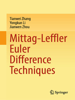 cover image of Mittag-Leffler Euler Difference Techniques